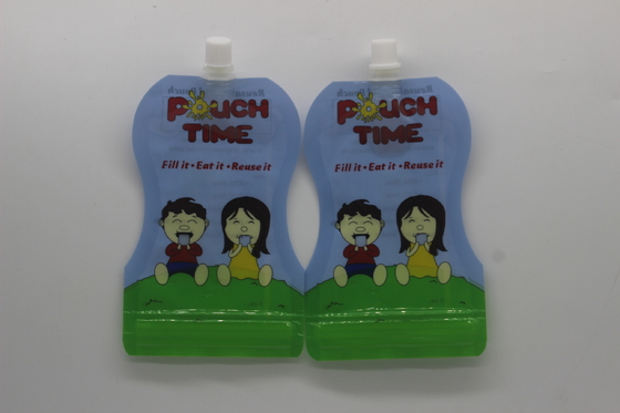 Mua 100ml đặc biệt hình dạng đứng lên túi ống nhựa bao bì túi cho nước trái cây nước giải khát online manufacture