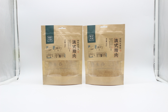 Mua 100g 500g 1000g Kraft giấy ziplockk túi tái chế SGS FDA chứng nhận online manufacture