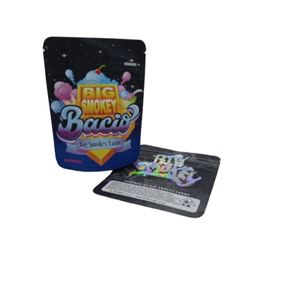Mua Ba mặt 300g 150g Mylar cỏ bao bì túi khóa Mylar túi nhôm online manufacture