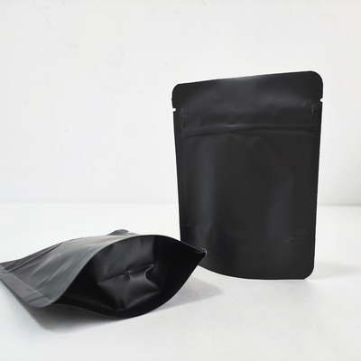 Mua 3.5g, 7g, 1oz, 1lb Màu đen mờ với khóa khóa đứng lên chống mùi túi cỏ Mylar online manufacture