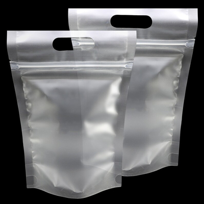 Mua Màn kính Frosted Xem qua túi chống ẩm Self Seal Zipper 3 bên đóng kín túi online manufacture