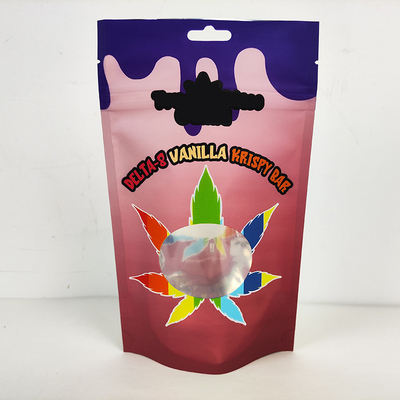 Mua Tùy chỉnh in 3.5g túi Mylar chống mùi hình tròn túi Mylar với ziplock online manufacture