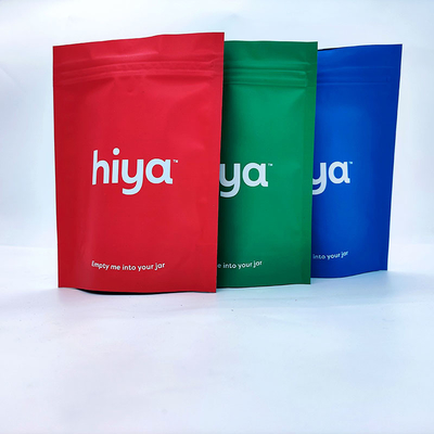 Mua Thùng nhựa nhựa nhôm Mylar màu đỏ xám màu xanh Matte Zip Lock Mylar Stand Up Bags online manufacture