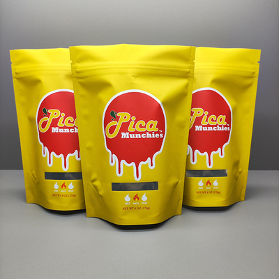 Mua Zipper Top Plastic Stand Up Pouch Custom Mylar Bag Với cửa sổ online manufacture