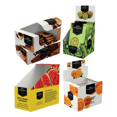 Mua Biodegradable Cardboard Counter Display Đứng bằng giấy tùy chỉnh online manufacture
