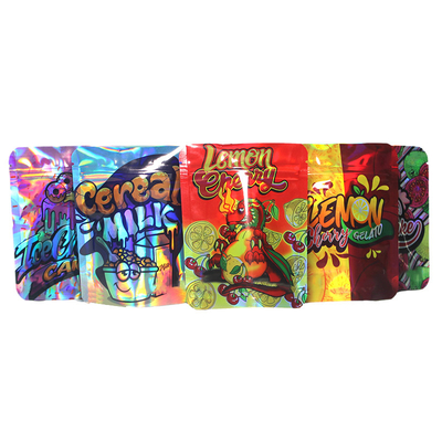 Mua Các mẫu tùy chỉnh đứng lên túi Holographic Plastic Packaging Bag With Ziplock online manufacture