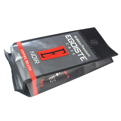 Mua Mực nóng Matte Black Side Gusset túi cà phê đứng lên Ziplock túi nhựa 12oz online manufacture