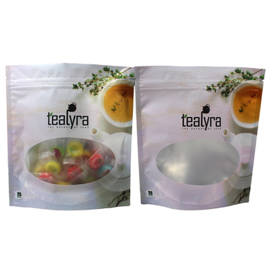Mua Nhập Ziplock nhựa Stand Up túi nắp kín ẩm ẩm với cửa sổ online manufacture