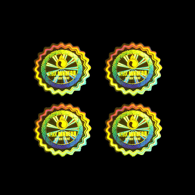 Mua Holographic Security Qr Code Hologram Sticker Self Adhesive Rainbow Round Sticker online manufacture