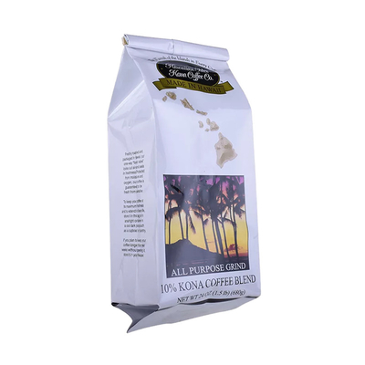 Mua Mực nhiệt Matte Đen đứng lên Ziplock túi nhựa 1kg Coffee Side Gueest đáy túi cà phê online manufacture