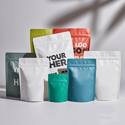 Mua Custom Printed Stand Up Zipper Pouches for Food Packaging MOQ 1000pcs online manufacture