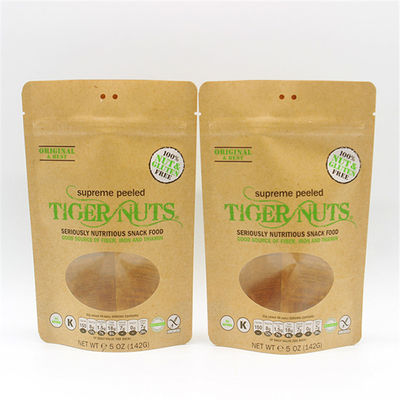 Mua Thẻ thực phẩm có thể phân hủy 250g Kraft giấy túi với cửa sổ trong suốt online manufacture