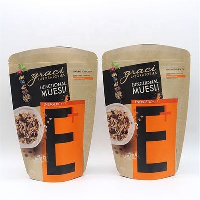 Mua Kraft có thể đóng lại túi đứng lên Gravure in 4oz túi cà phê giấy nâu online manufacture