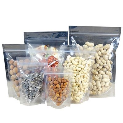 Mua Mylar rõ ràng Flat Bottom Stand Up pouch 3,5g Laminated Foil pouches QS online manufacture