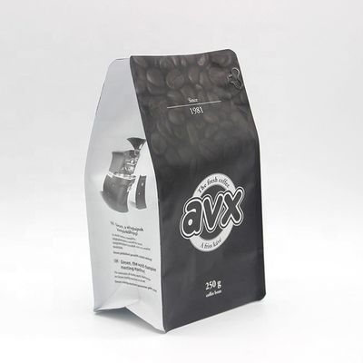 Mua Black Coffee Bags Custom Aluminum Foil Flat Bottom Pouch Bag For Coffee Packaging Zipper (Bộ đựng cà phê màu đen) online manufacture