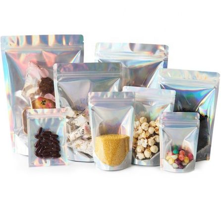Mua Lốp nhôm túi ziplock holographic bán buôn 120 micron SGS online manufacture