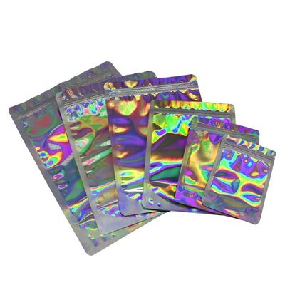 Mua ODM Holographic Stand Up Pouch Biodegradable Aluminium Foil Pouch GMP online manufacture