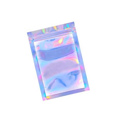 Mua LDPE giấy bạc túi PE rõ ràng Holographic Zipper túi QS cấp thực phẩm online manufacture