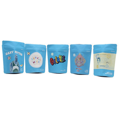 Mua LDPE Mylar ziplockk Stand Up Bags Blue Re-sealable Zipper Bags 5 inch cao online manufacture