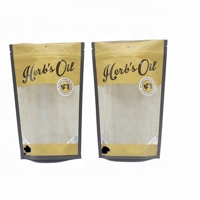Mua EPI bánh quy Tear Notch túi giấy kraft có thể đóng lại với cửa sổ trong suốt online manufacture