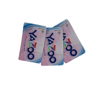 Vàng compostable kẹo phẳng dưới túi Mylar nhôm giấy túi với khóa khóa