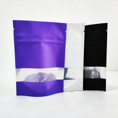 Dải nhôm niềng kim cọ Matte đứng lên túi niềng khóa Mylar túi phân hủy sinh học