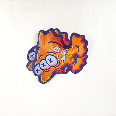 Die Cut bất thường ra ziplock đặc biệt hình dạng chống trẻ em Mylar túi cỏ
