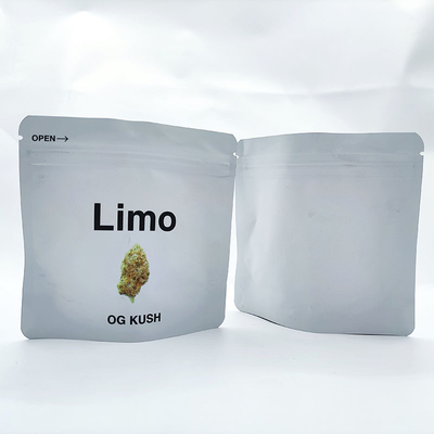 Thẻ in cá nhân túi cỏ Mylar 3.5g / 1oz túi chống mùi trẻ em