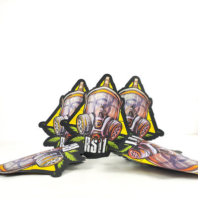 Nhựa cắt đứt tùy chỉnh hình dạng túi Mylar 3.5g gói chống mùi bất thường