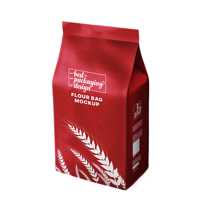 Túi cà phê đáy phẳng nhựa 16oz Cà phê đậu đóng gói túi với van