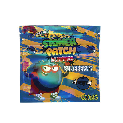 In kỹ thuật số 3 mặt túi niêm phong Ziplock Bao bì túi cho kẹo cao su