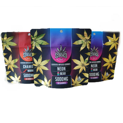 Matte nhựa khóa khóa Mylar túi đứng lên túi cho thực phẩm