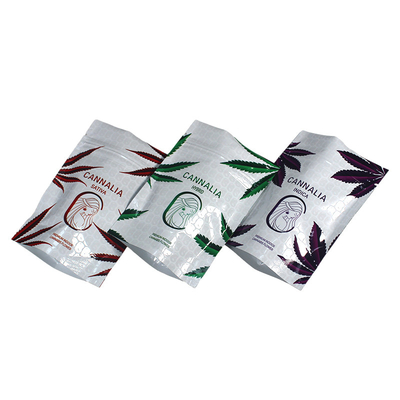 Chọn ấn 3g 7g 14g 28g Mylar Zip Lock Bags Stand Up Cho Bao bì hoa ăn được