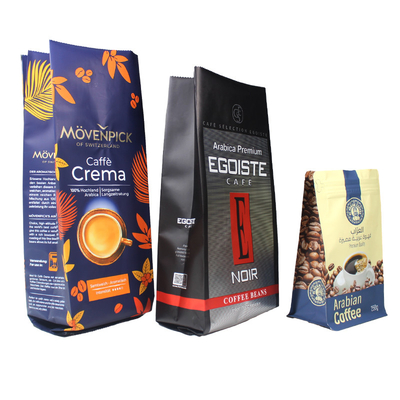 Túi đóng gói cà phê zipper 250g 500g 1kg giấy nhôm Túi cà phê với khử khí