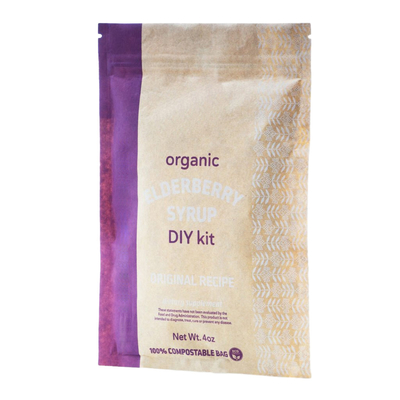 Bao bì thực phẩm Kraft Stand Up Bags Cà phê trà kẹo túi giấy phân hủy sinh học