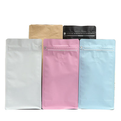Thêm sử dụng van kín túi cà phê 12oz đứng lên túi Mylar 8 in màu