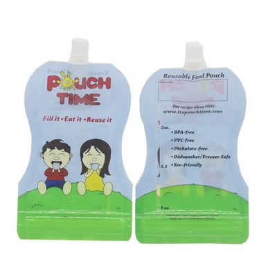 Chế độ in tùy chỉnh ECO thân thiện Biodegradable Foil Stand Waterproof Liquid Pouch with Spout