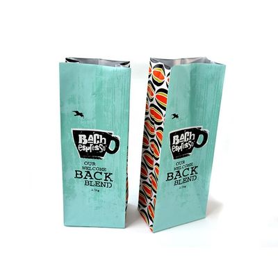 Môi trường thân thiện Biodegradable Kraft Stand Up Pouch 110 Microns Zipper Bags