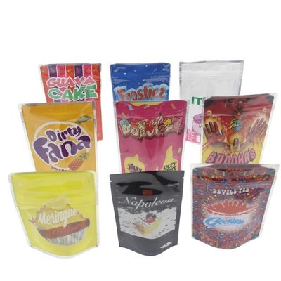 CMYK in phẳng dưới đứng lên túi